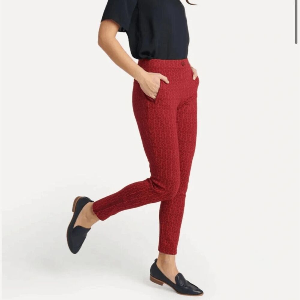 New Betabrand Rhubarb Skinny Pencil Dress Pant Yoga Pants Medium